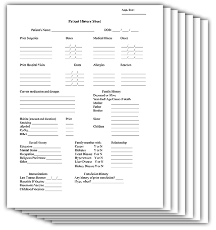 Graphic of forms pages